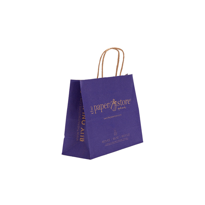 Recycled paper shopping bags
